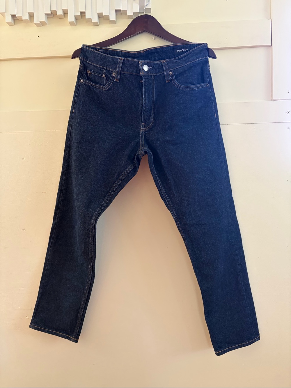 Bonobos Dark Blue Slim Straight Men’s Jeans